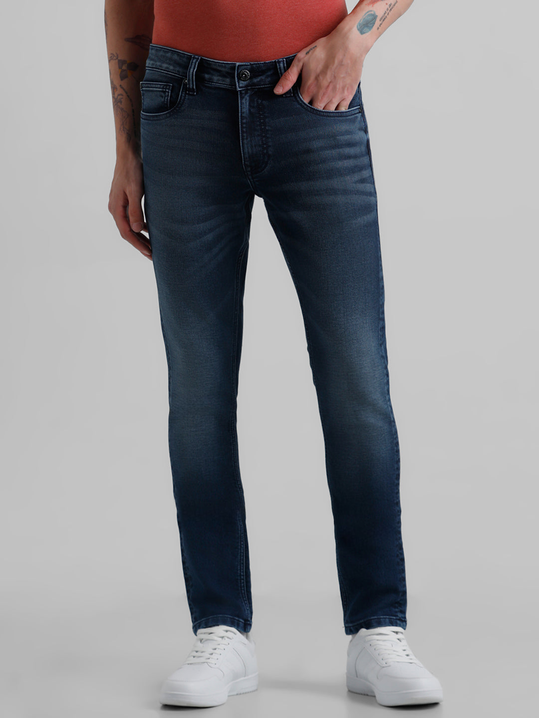 Dark Blue Glenn Slim Fit Jeans