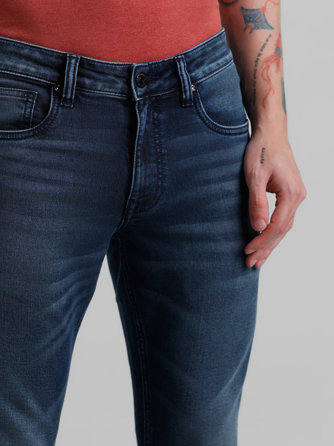 Dark Blue Glenn Slim Fit Jeans