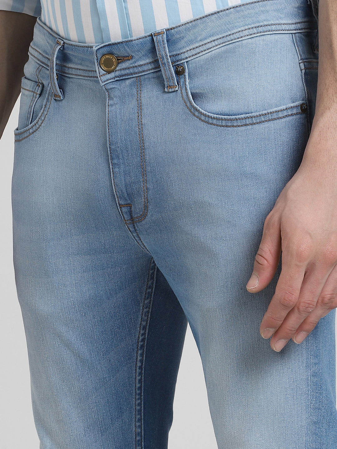 Light Blue Liam Skinny Fit Jeans