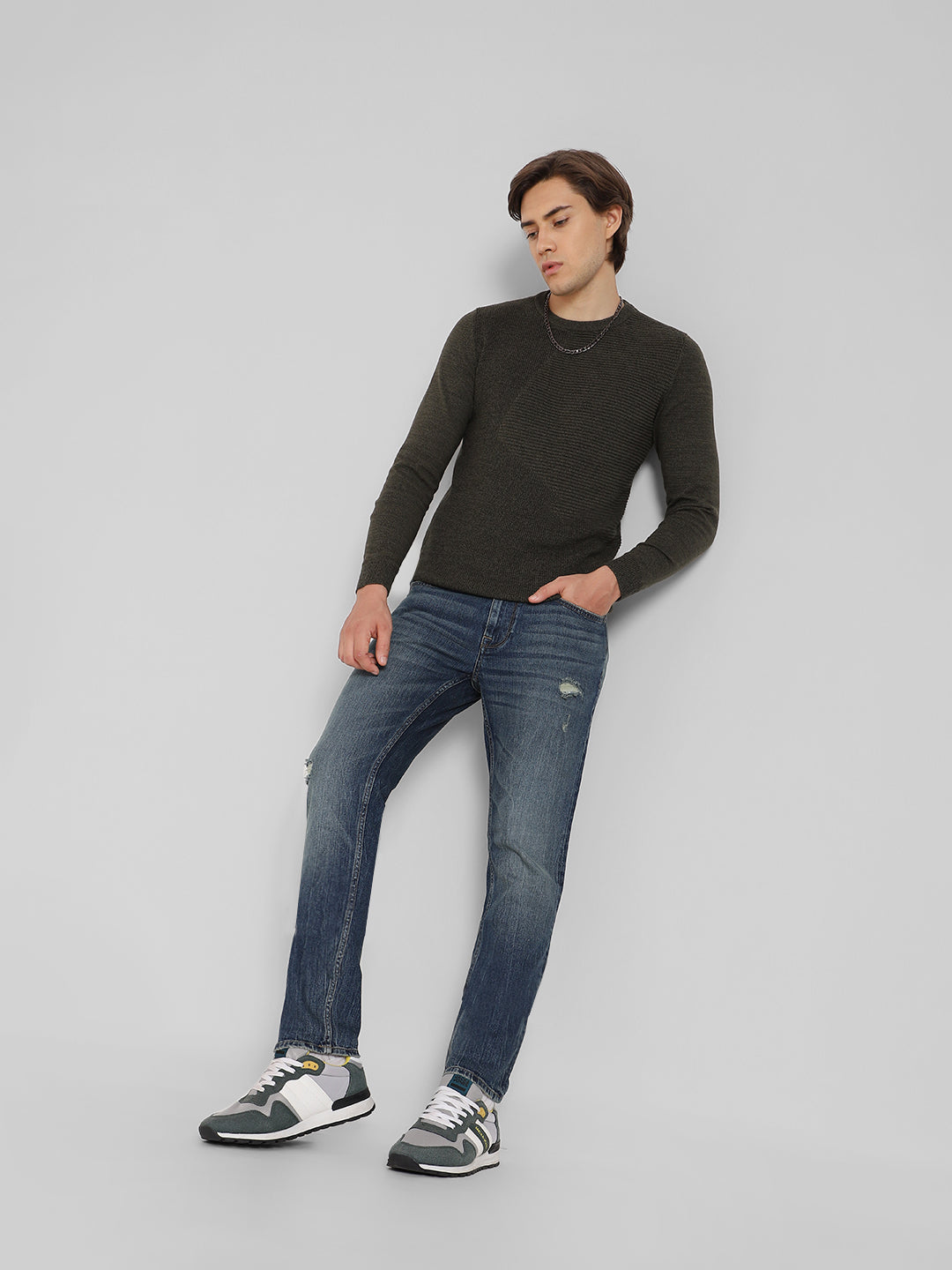 Blue Washed Ben Skinny Fit Jeans