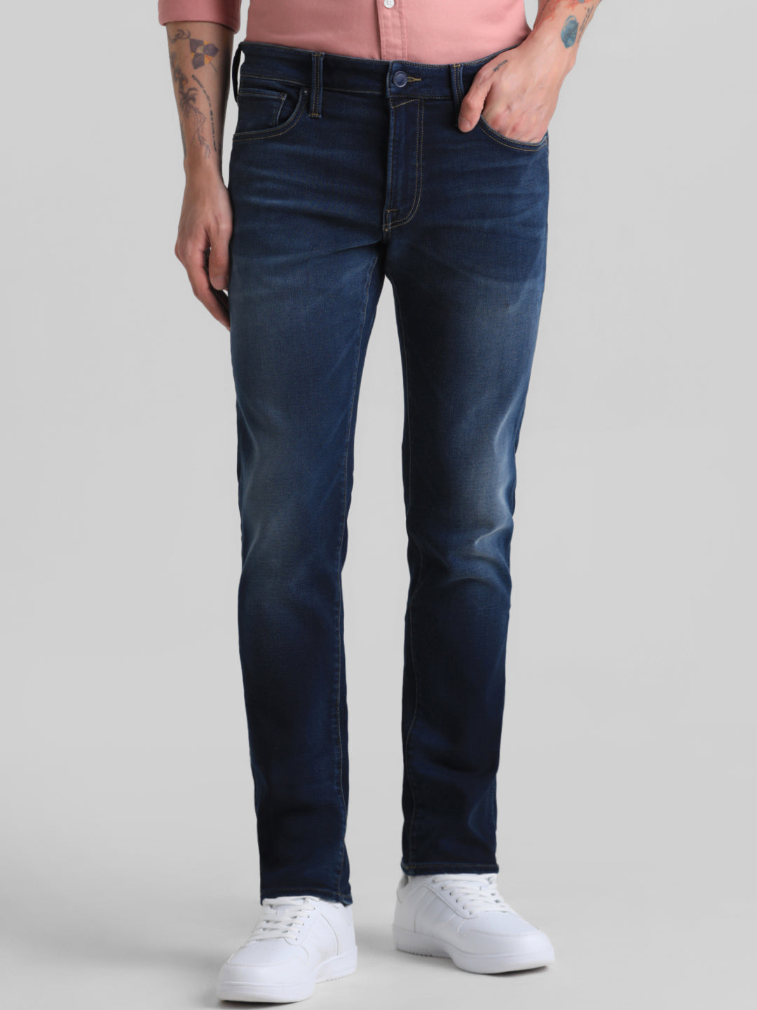 Dark Blue Glenn Slim Fit Jeans