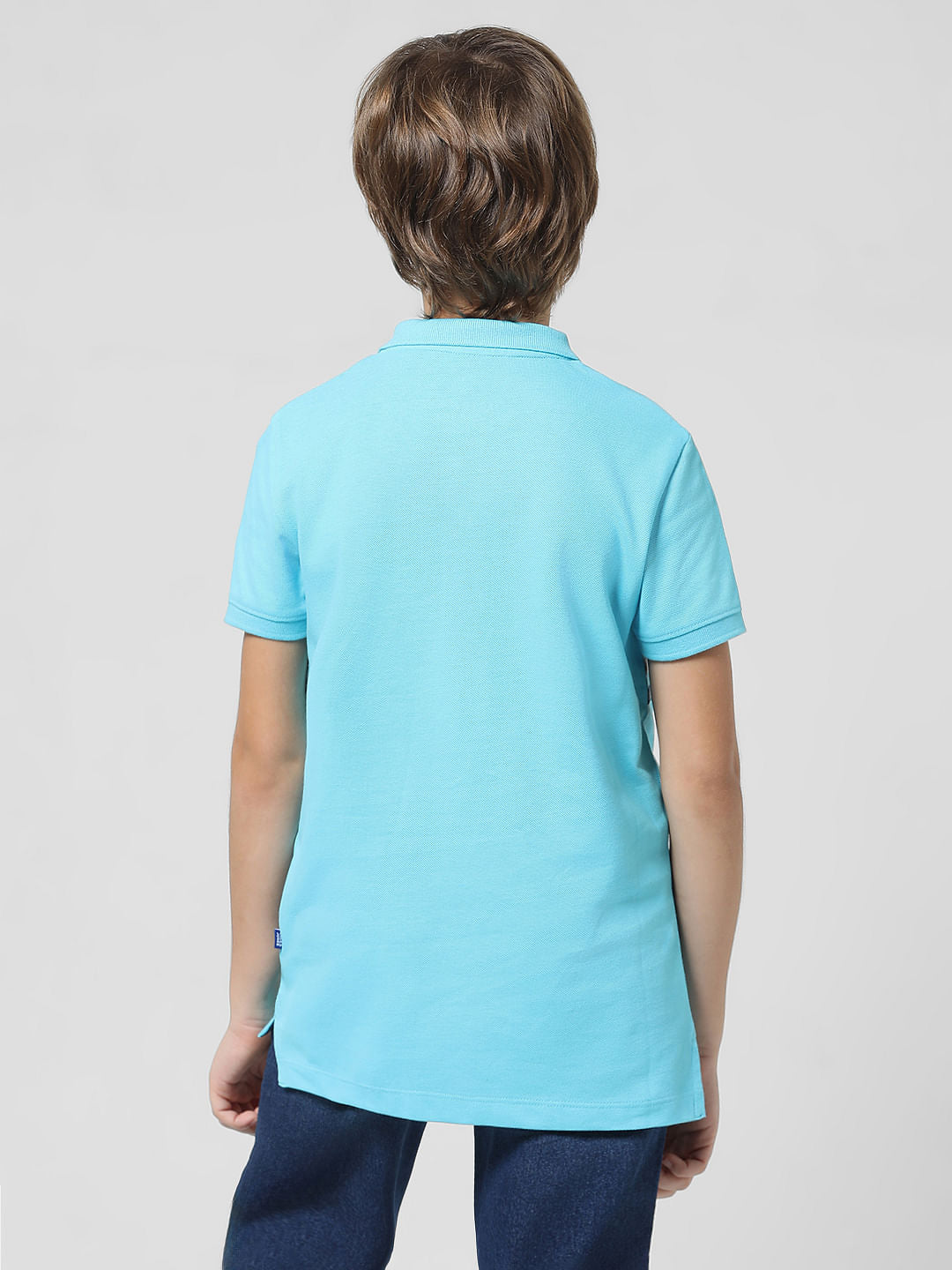 Blue Tape Detail Polo T-shirt