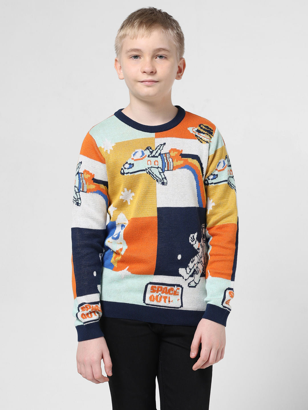 Green Candycane Print Pullover