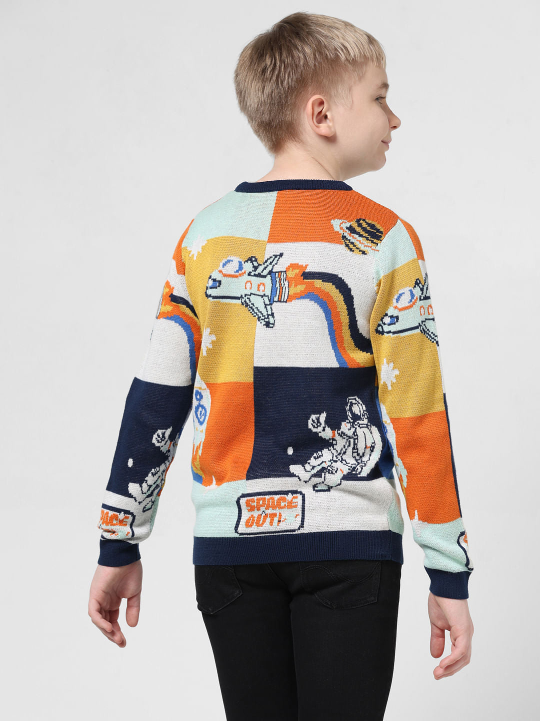 Green Candycane Print Pullover