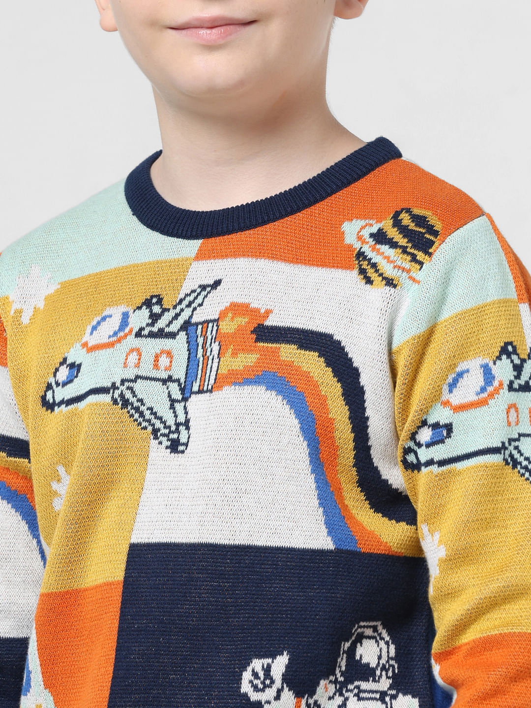 Green Candycane Print Pullover