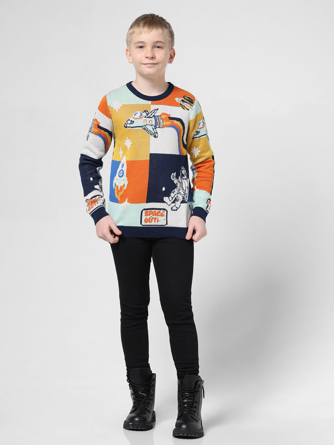 Green Candycane Print Pullover