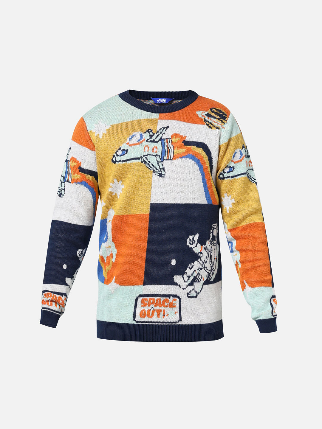 Green Candycane Print Pullover