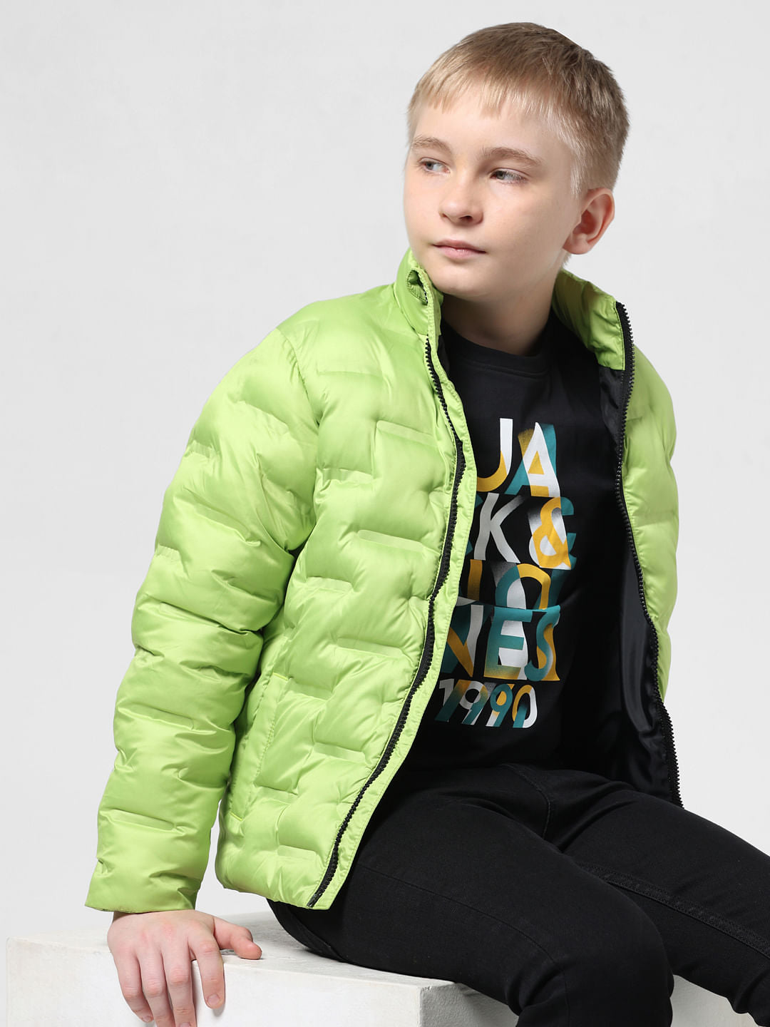 Black Logo Print T-shirt