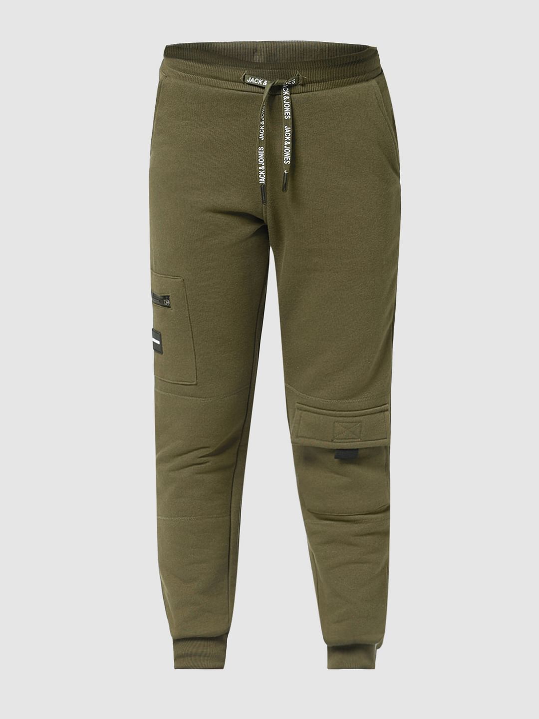 JUNIOR BOYS Green Utility Co-ord Set Sweatpants