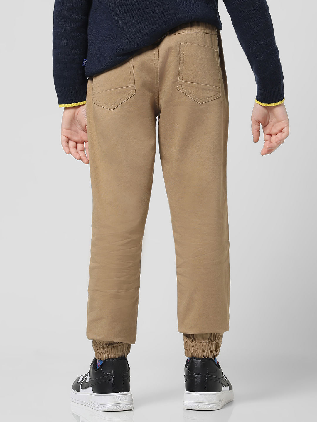 Brown Mid Rise Joggers