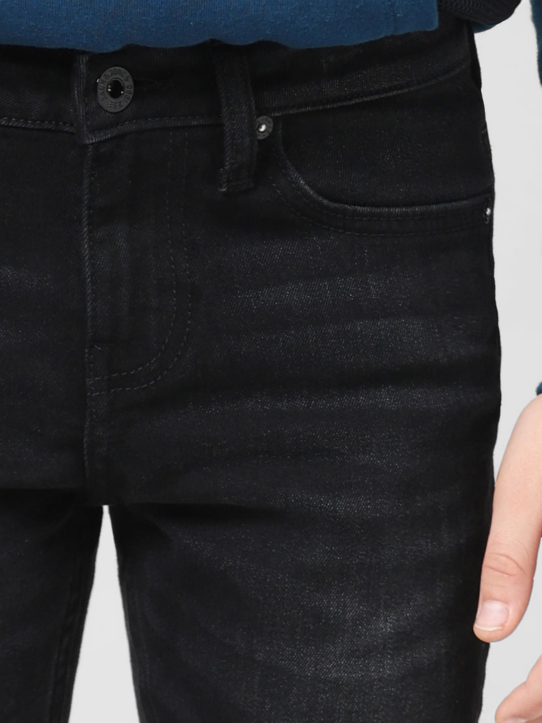 JUNIOR BOYS Black Glenn Slim Fit Jeans