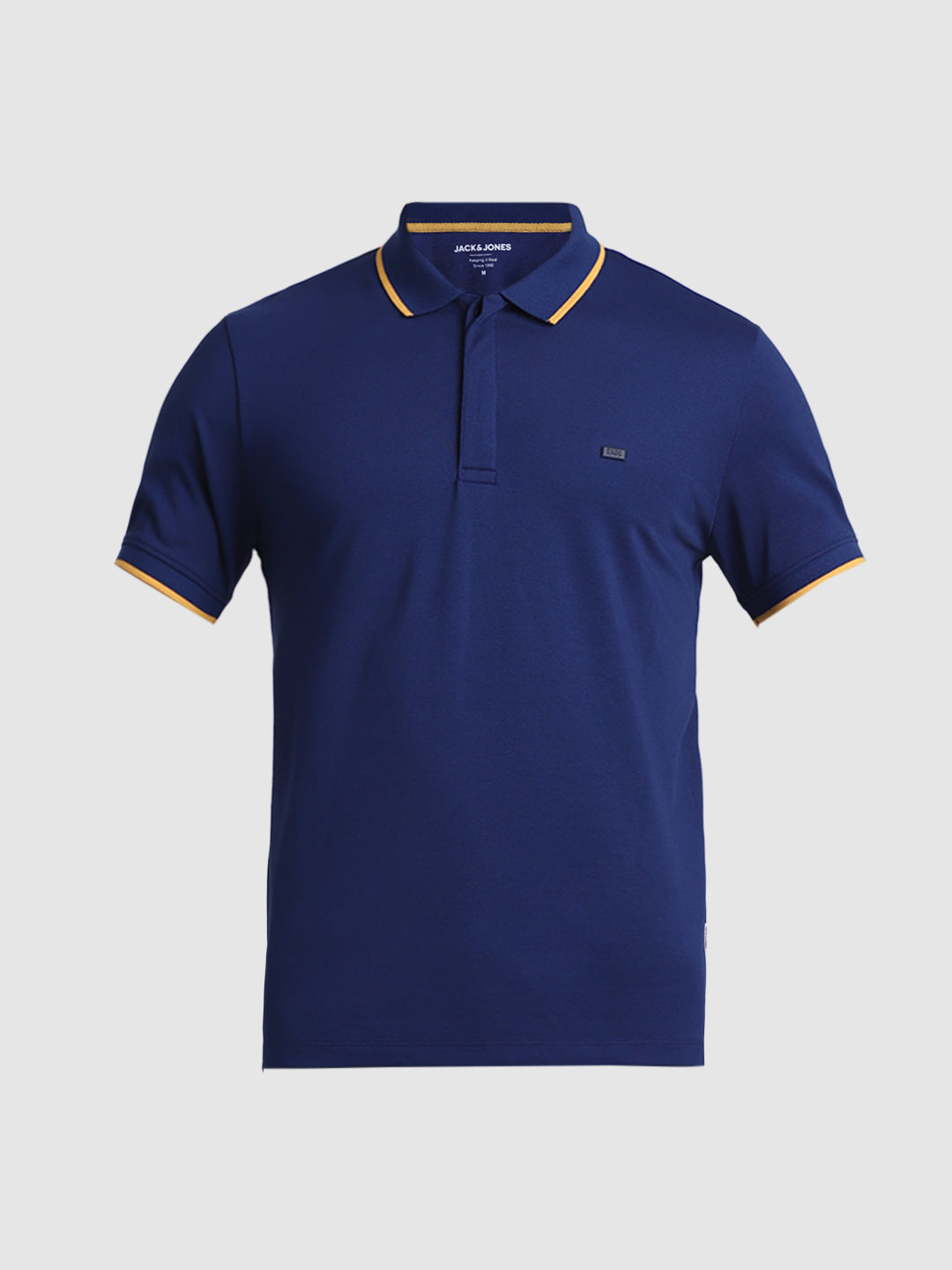 Blue Contrast Tipping Polo
