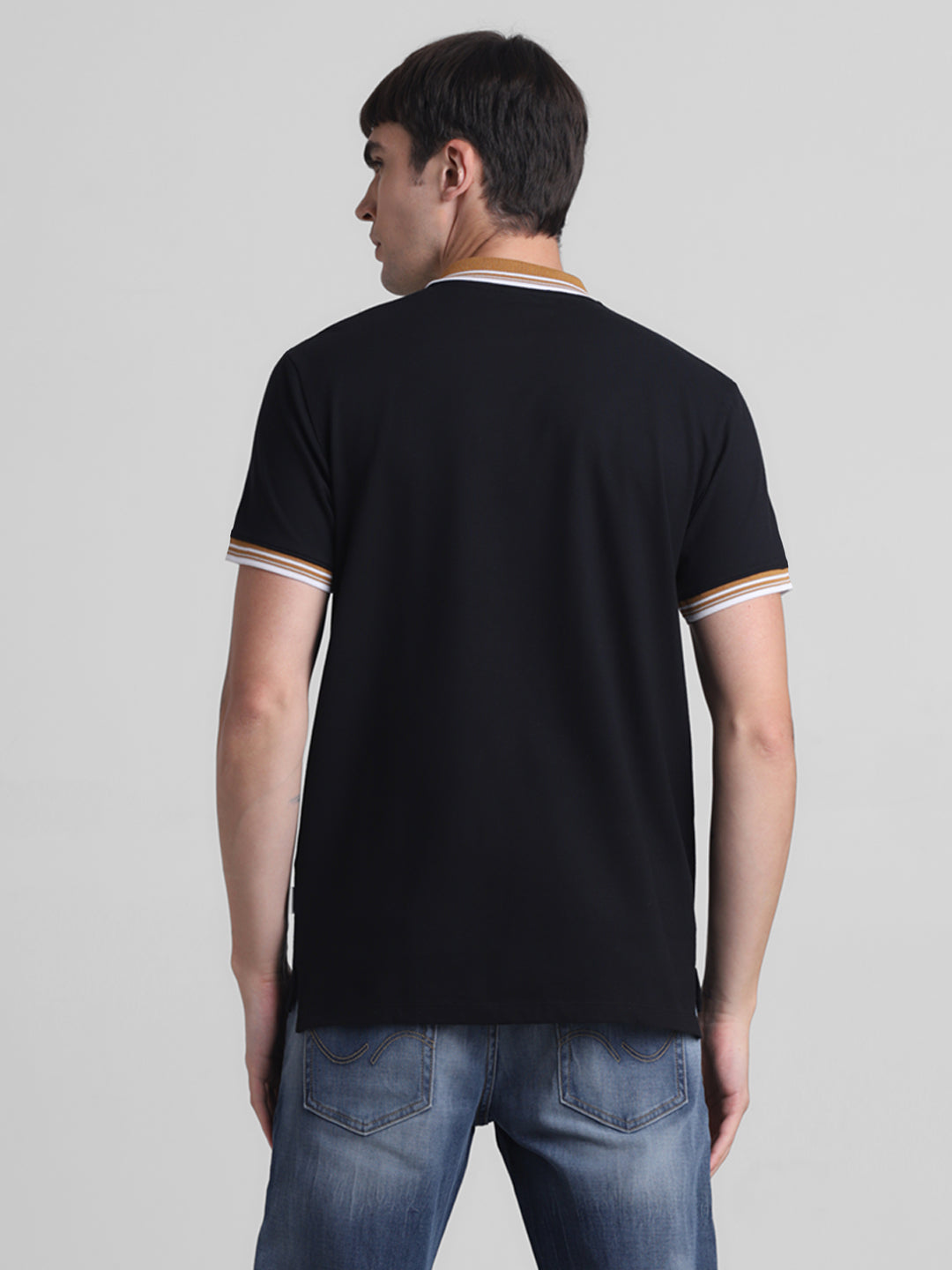 Black Zip Detail polo