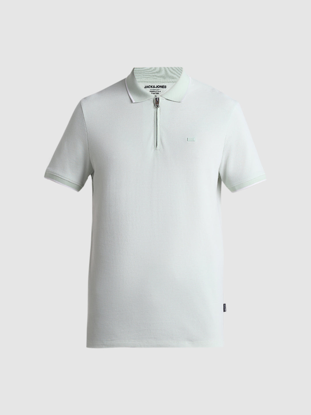 Green Zip Detail Polo