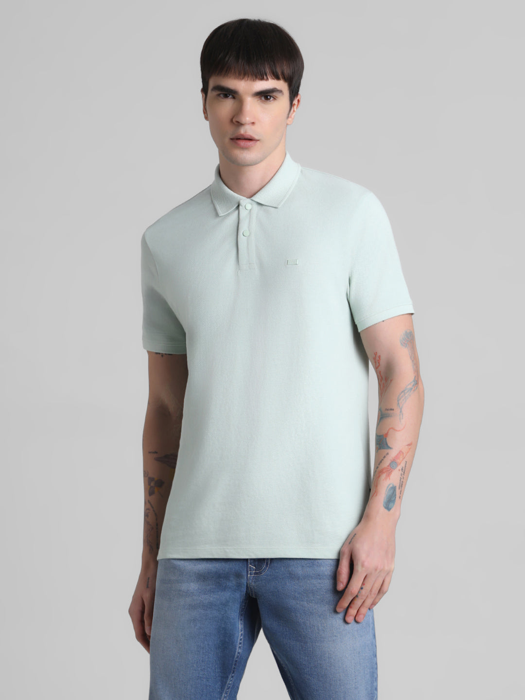 Green Regular Fit Polo
