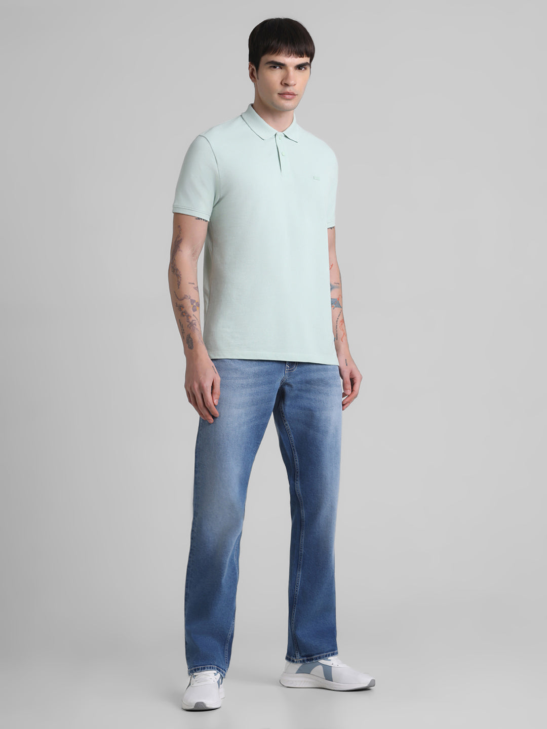 Green Regular Fit Polo