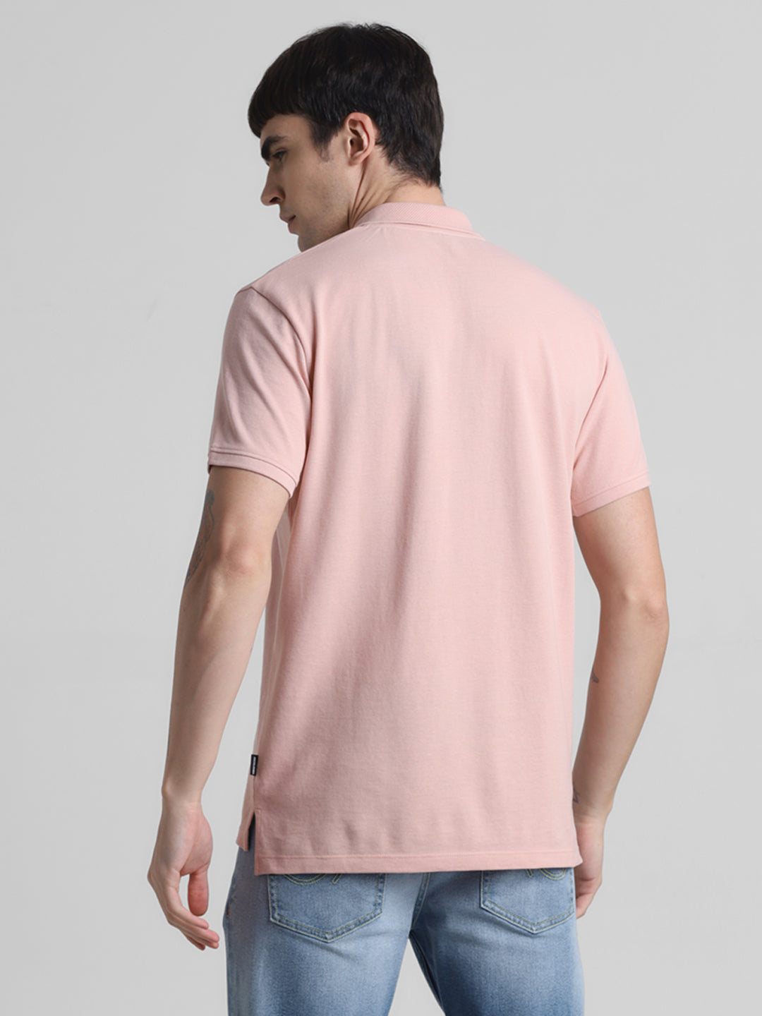 Pink Regular Fit Polo