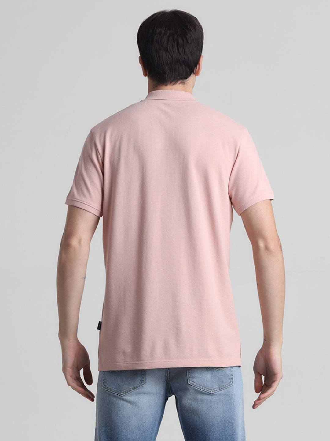 Pink Regular Fit Polo
