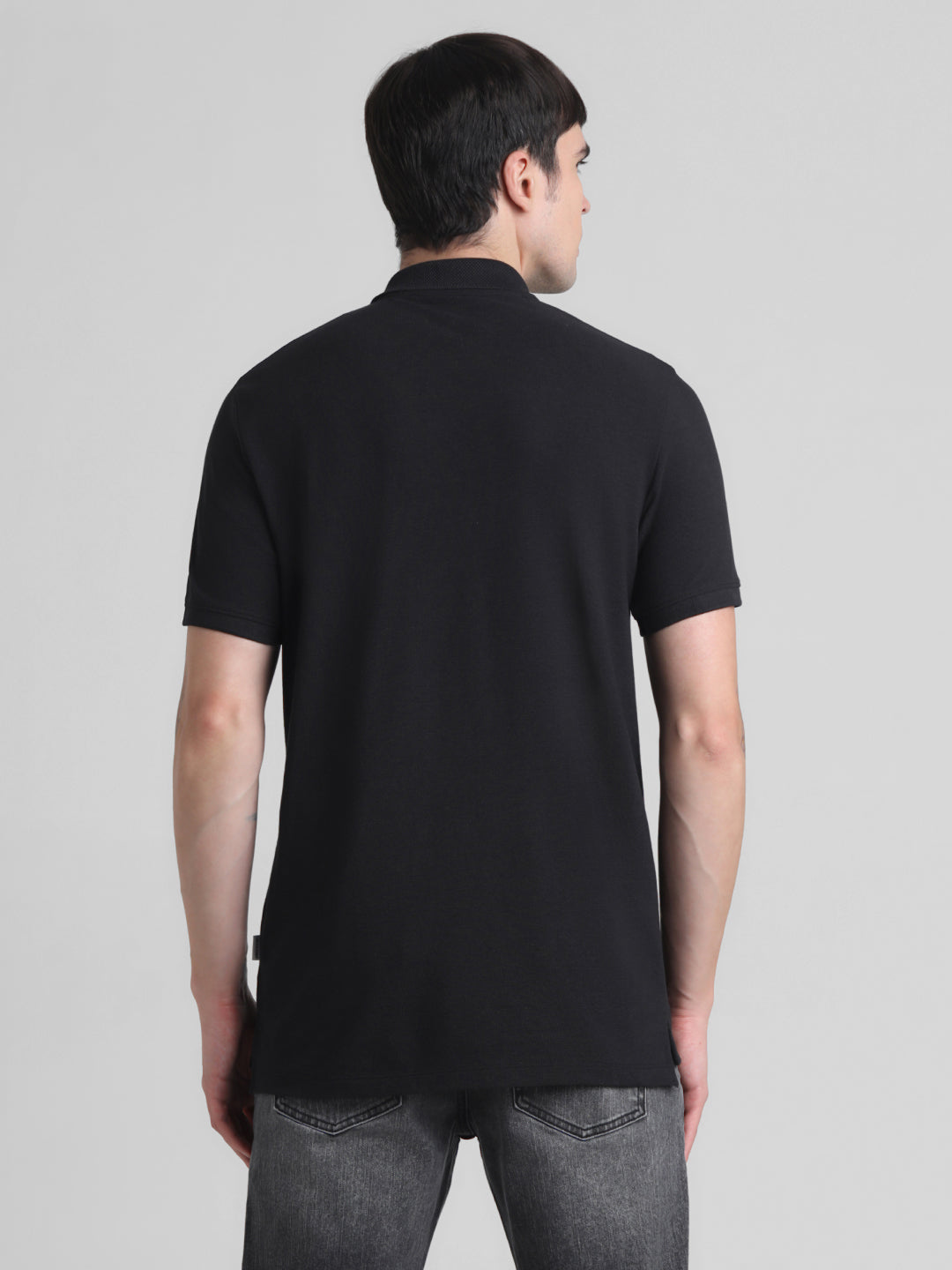 Black Regular Fit Polo