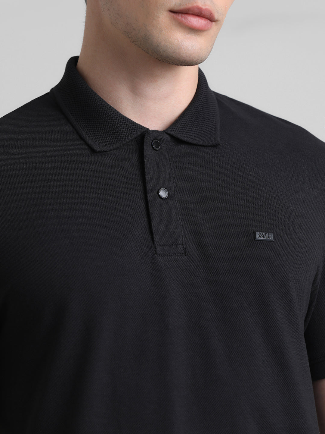 Black Regular Fit Polo