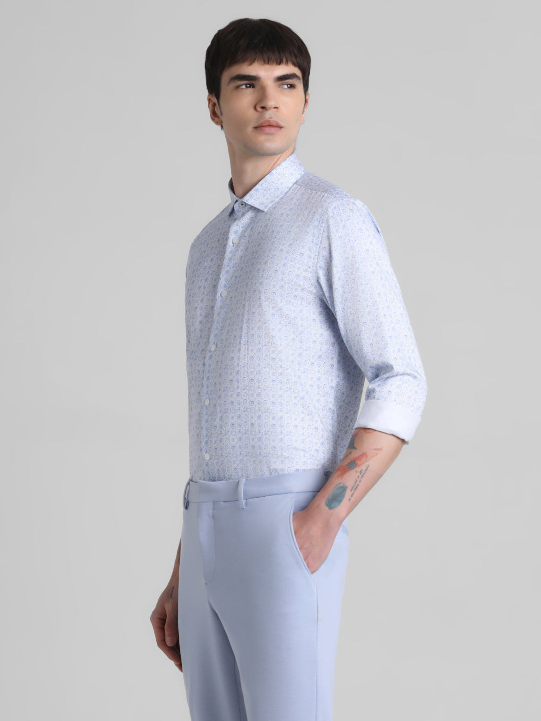 JACK&JONES Slim Print Small Shirts