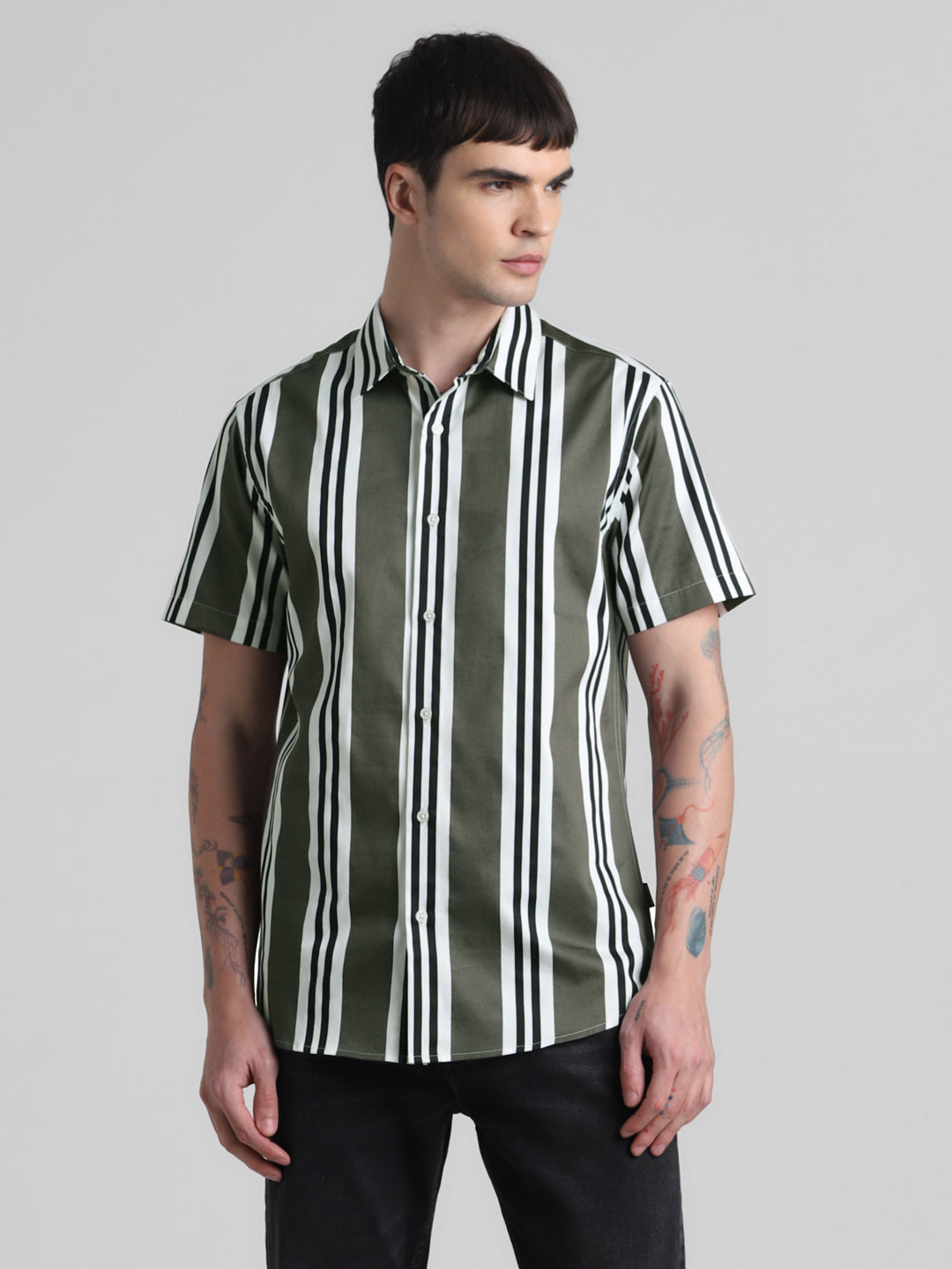 JACK&JONES Slim Stripes Large Shirts