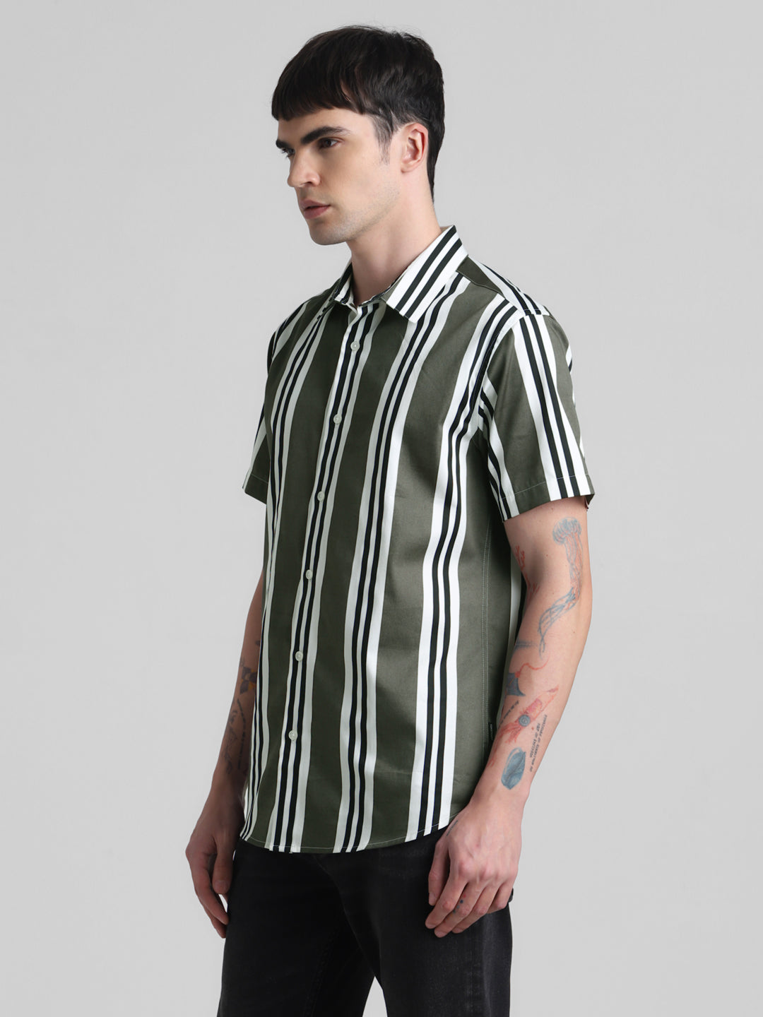 JACK&JONES Slim Stripes Large Shirts