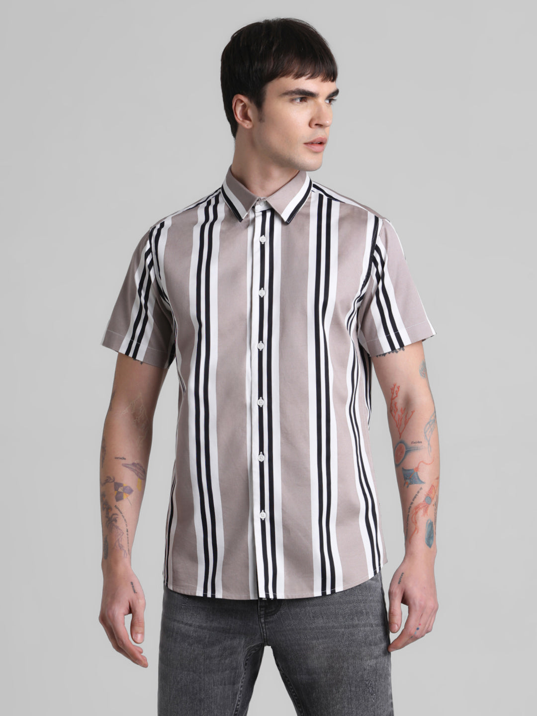 Striped Short Sleeve Shirt