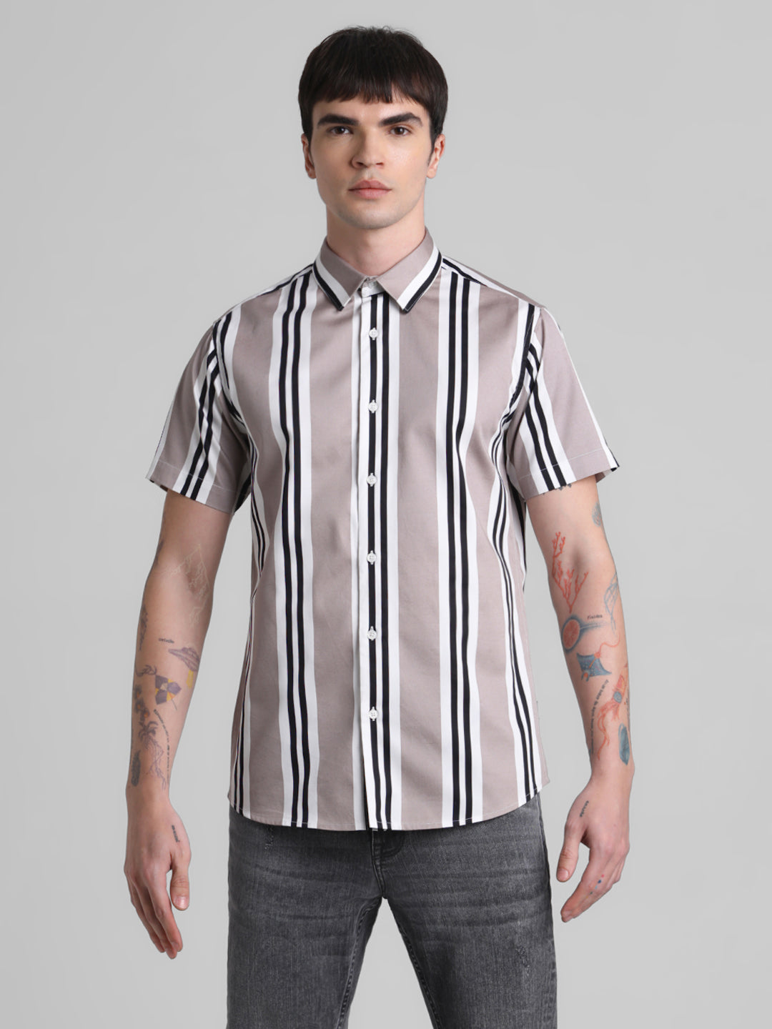 Striped Short Sleeve Shirt
