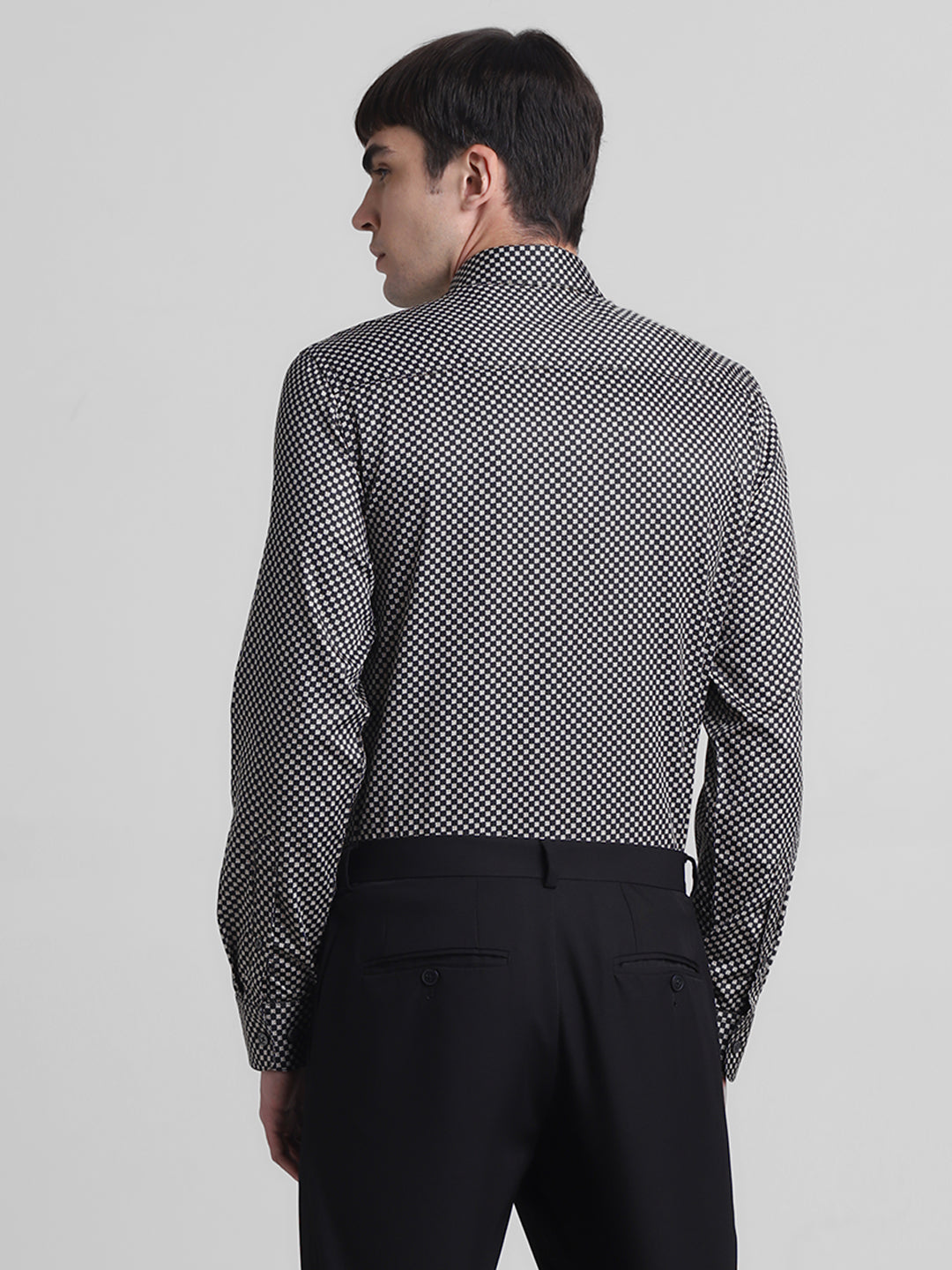 Geometric Print Full Sleeves Shirt