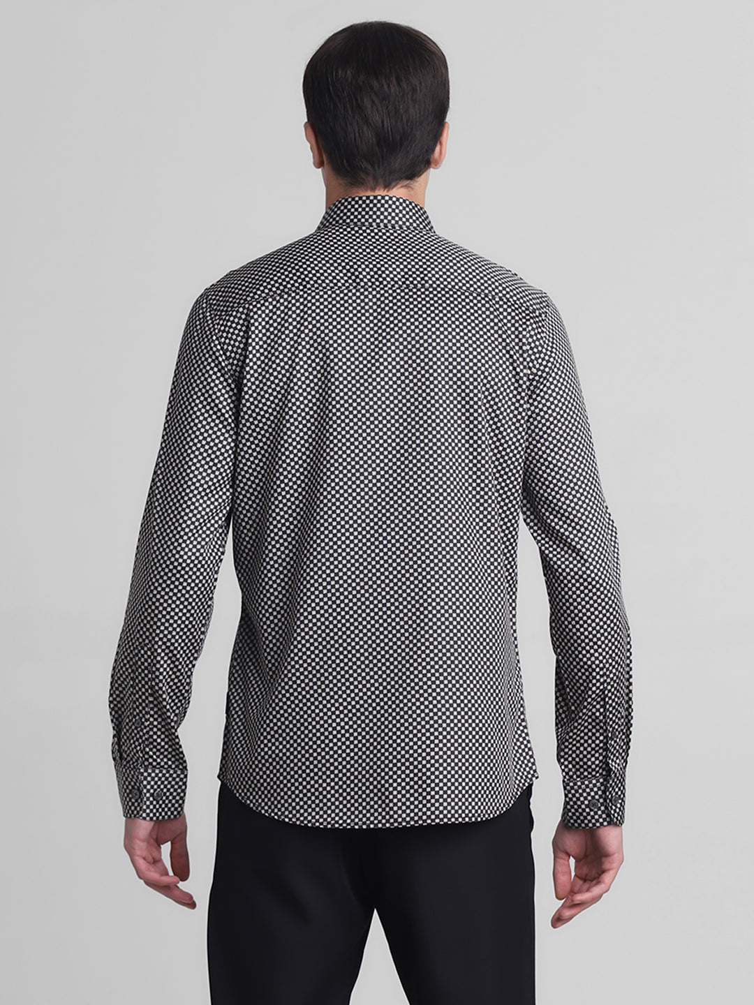 Geometric Print Full Sleeves Shirt