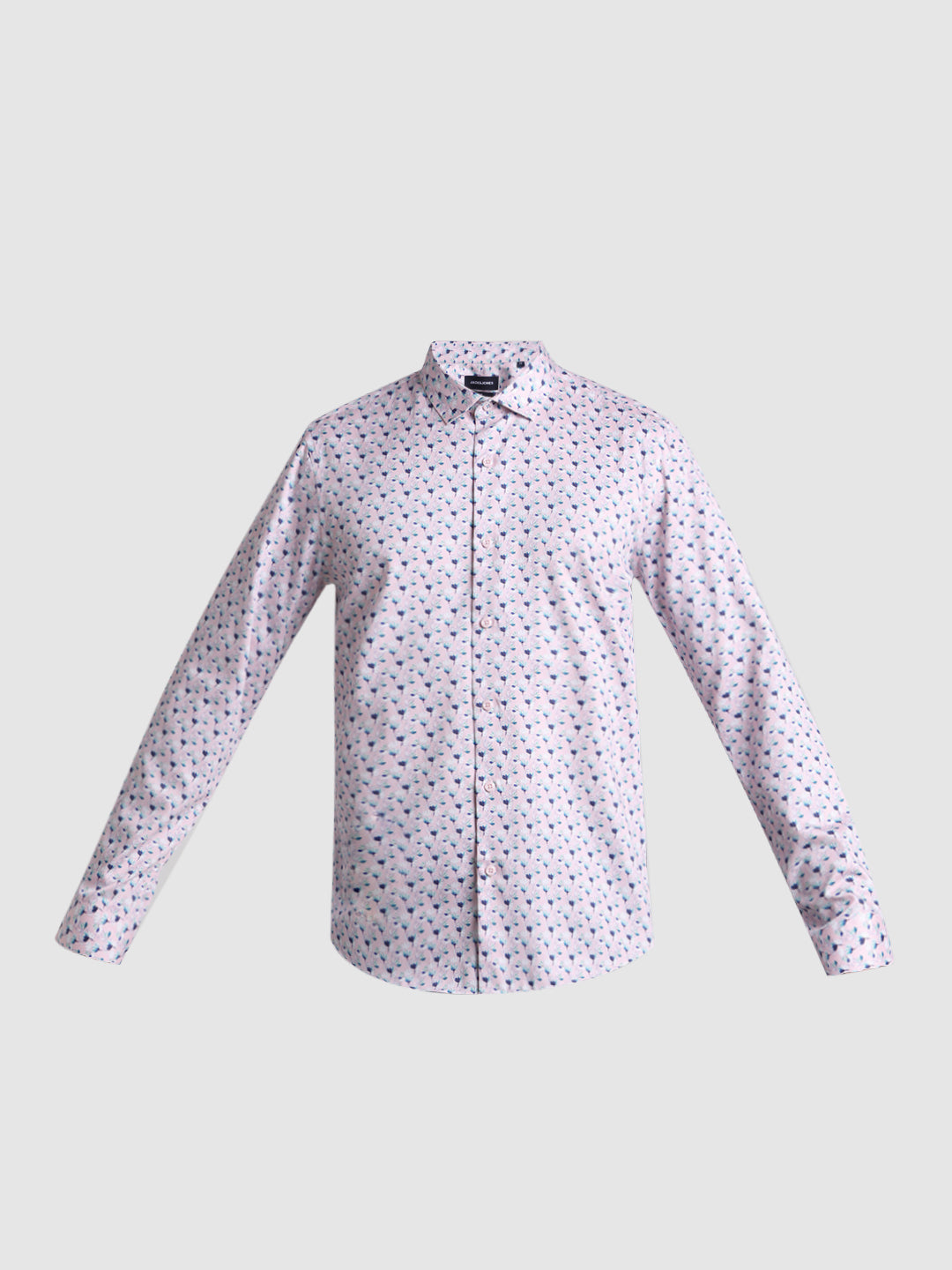 Pink Abstract Print Shirt