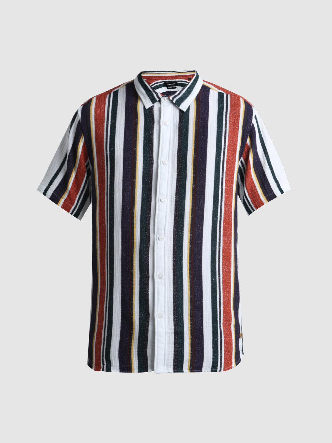 Multi-Stripe Short Sleeve Shirt