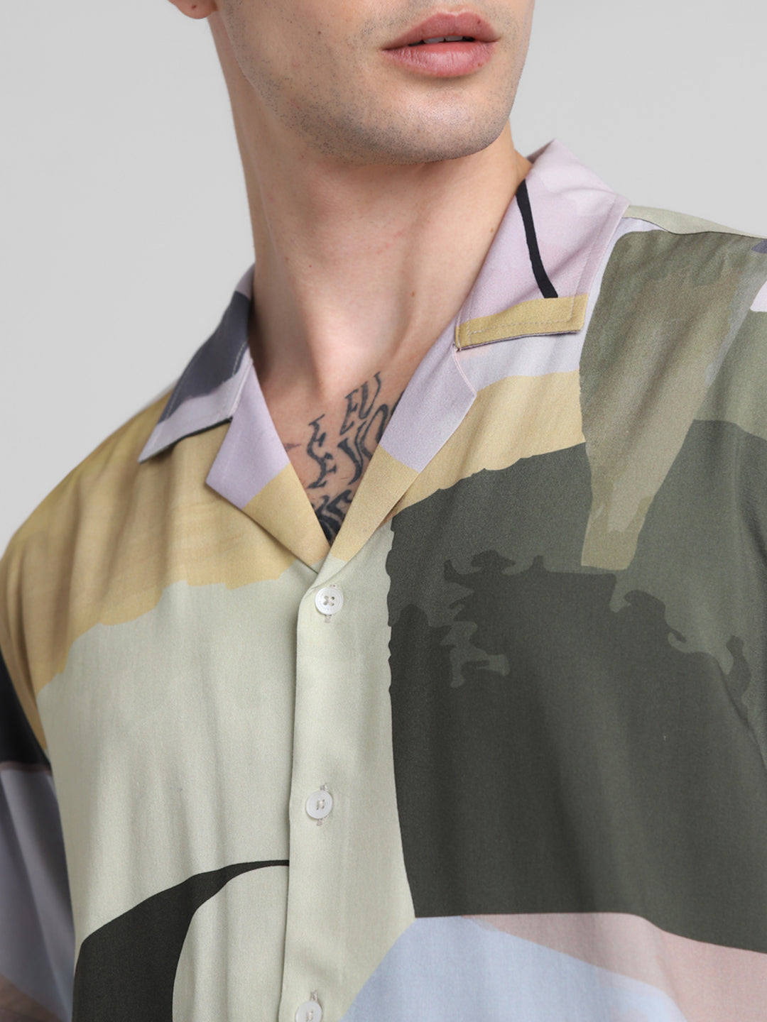 Scenic Print Resort Shirt