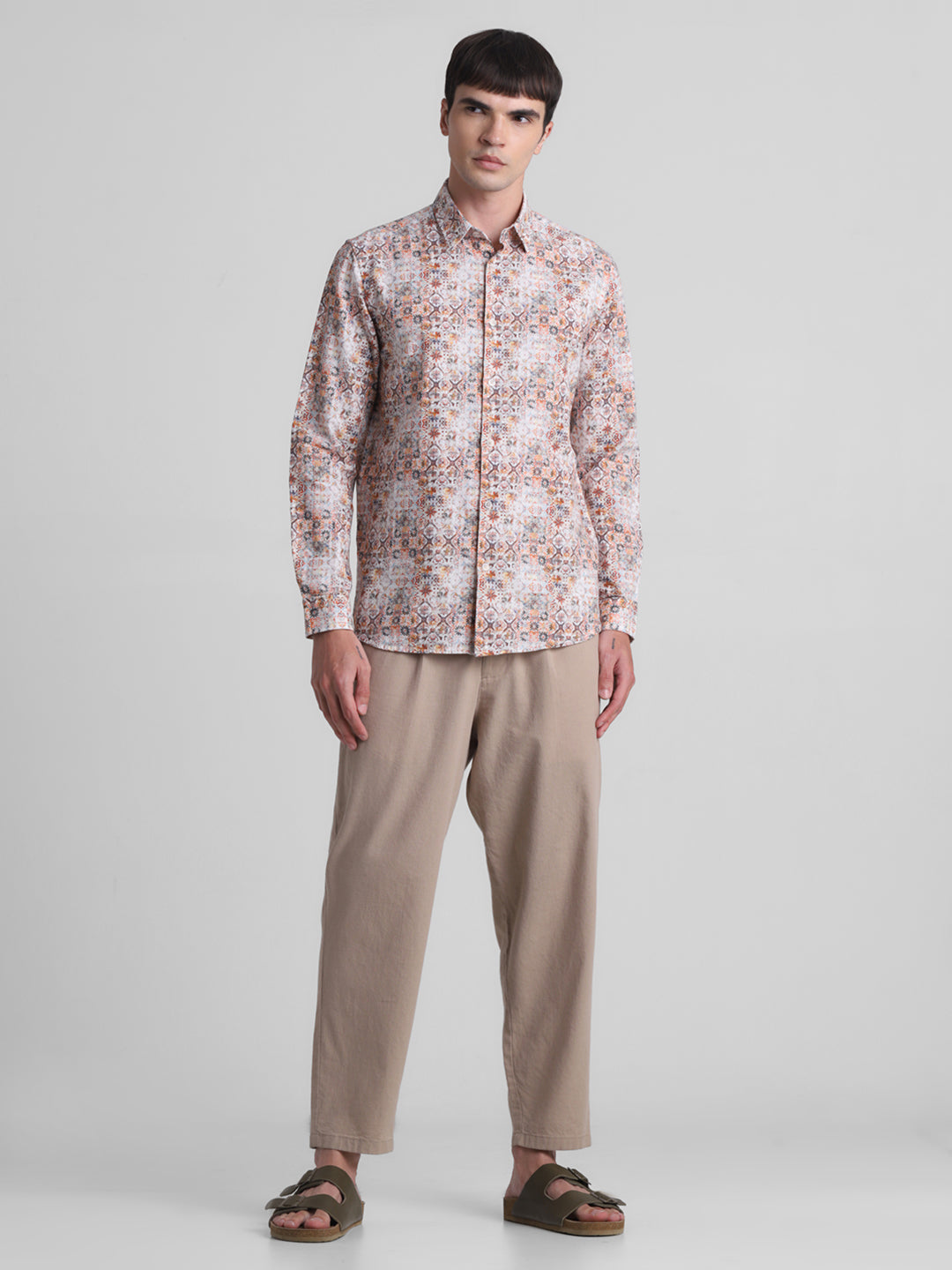 All-Over Mosaic Print Shirt