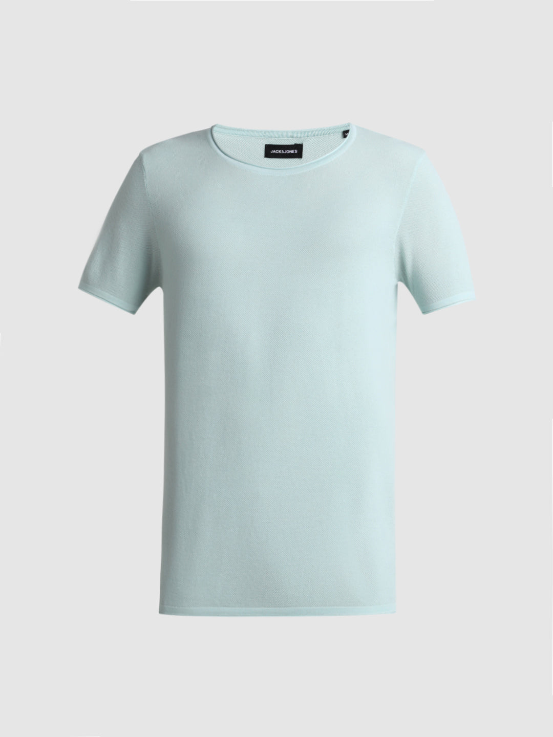 Cotton Flat Knit Pullover - Light Green