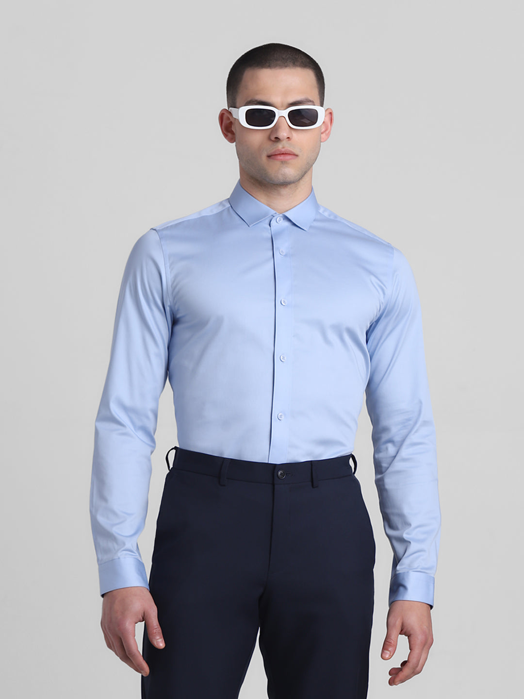 Classic Blue Formal Shirt - S