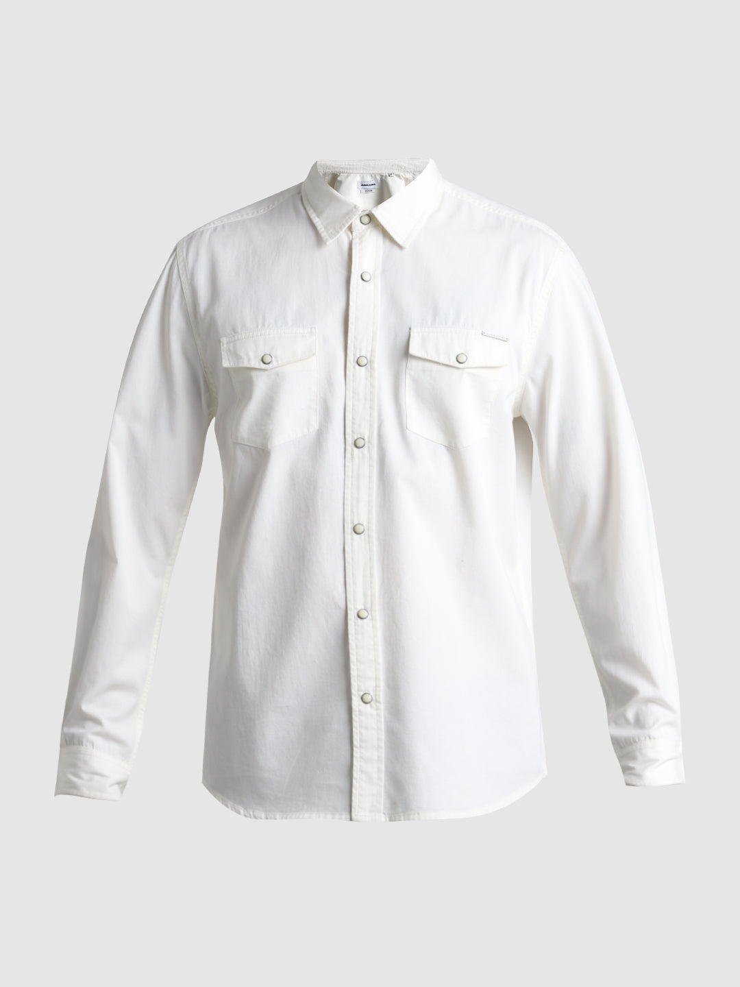 White Denim Full Sleeves Shirt