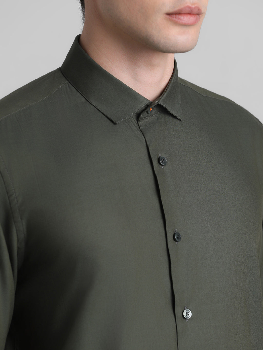 Olive Full Sleeves Shirt