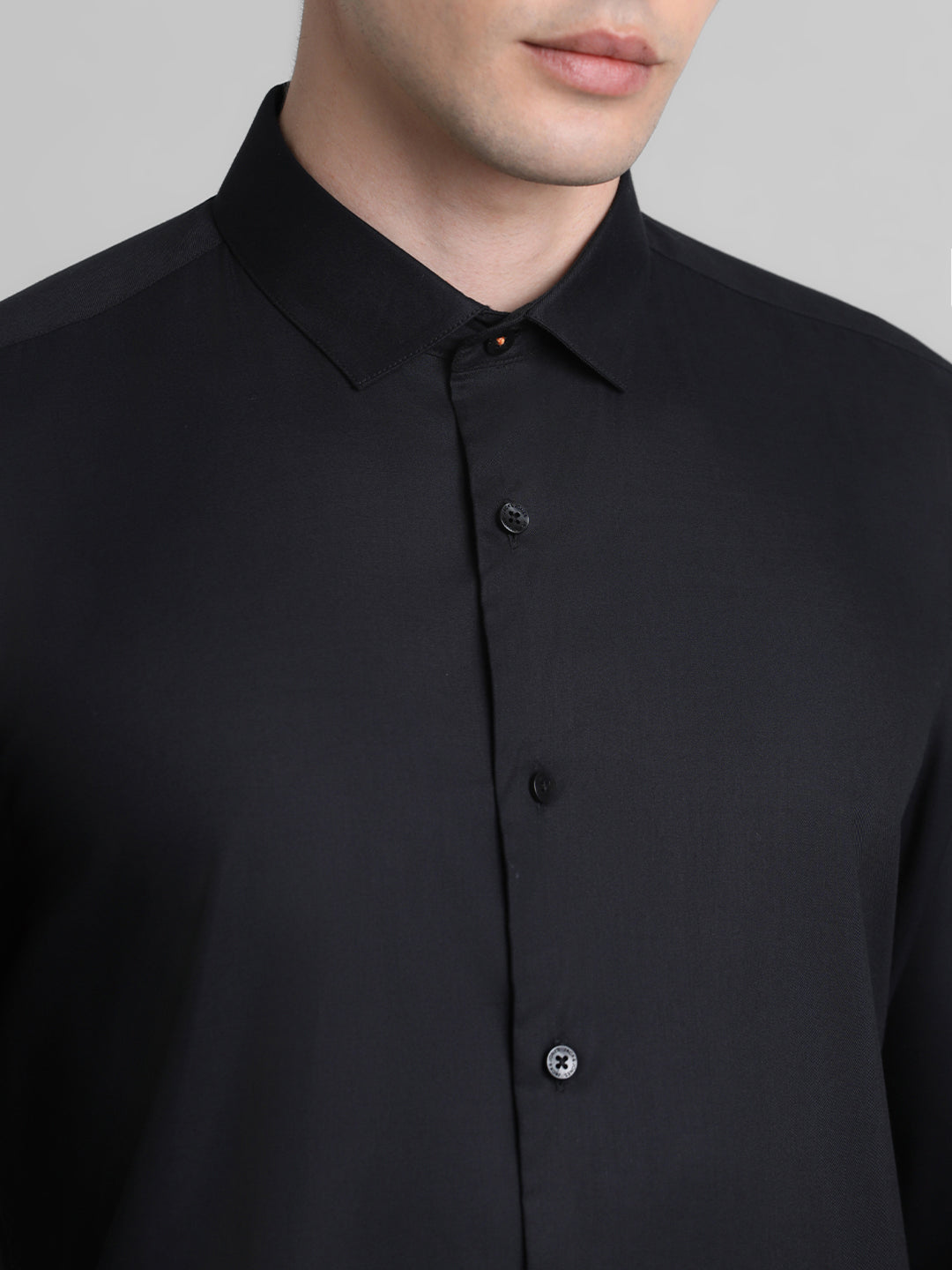 Black Check Full Sleeves Shirt