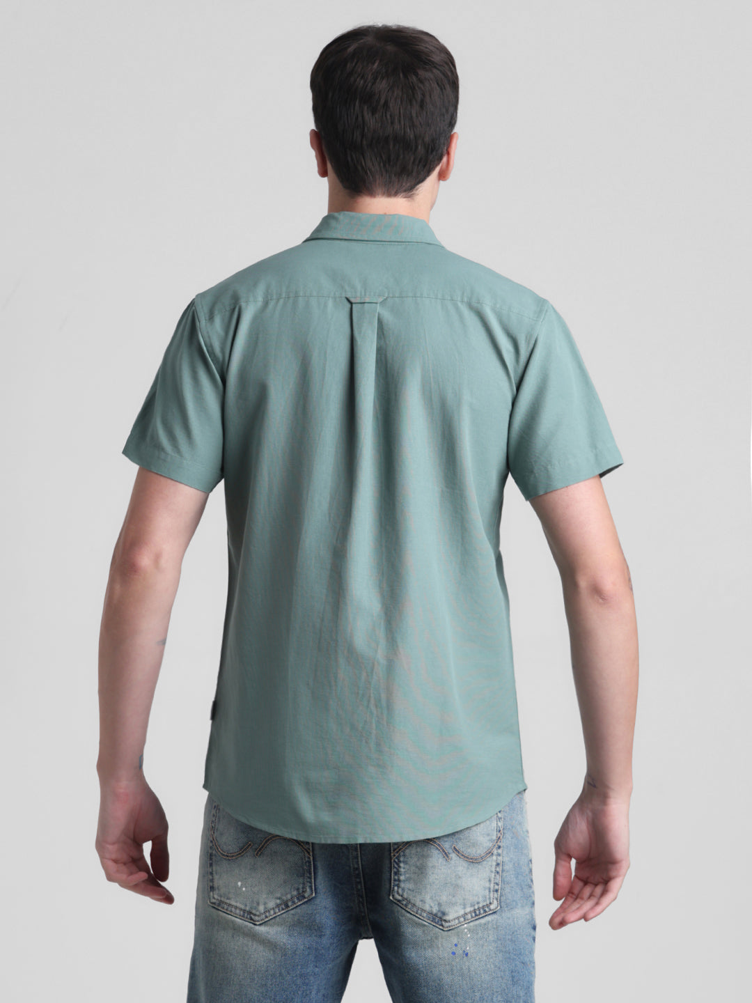 Green Short Sleeve Shirt