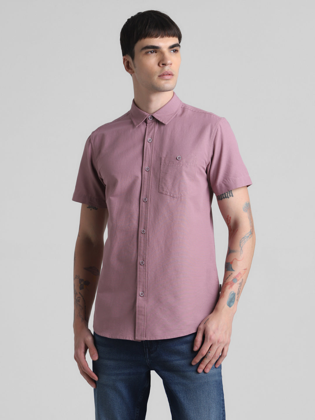 Mauve Short Sleeve Shirt