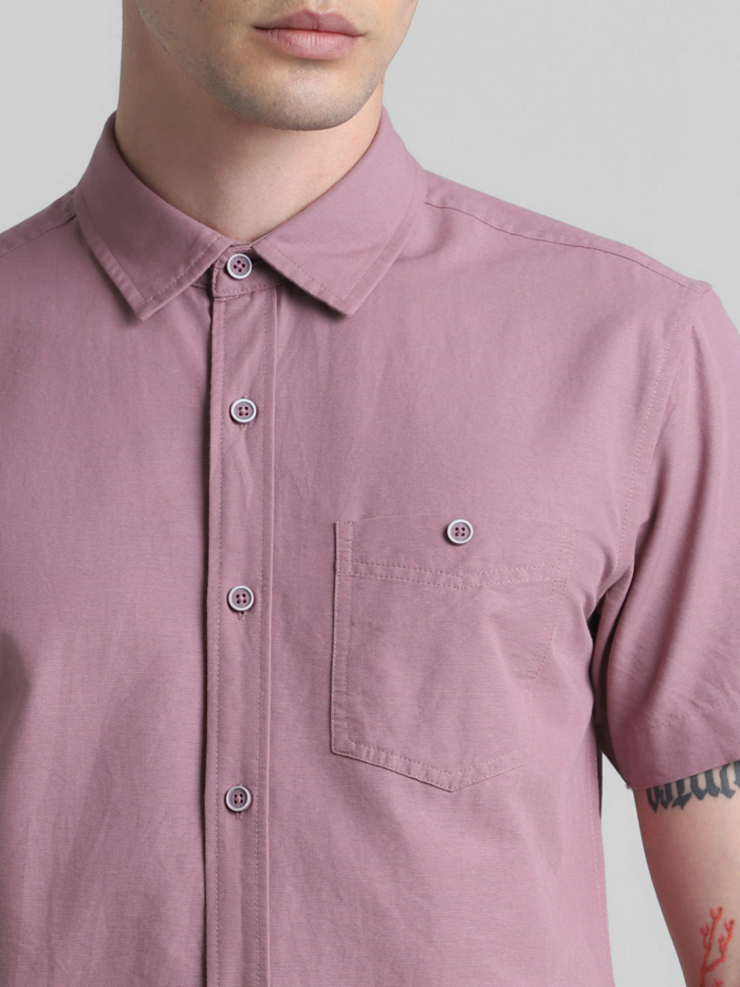 Mauve Short Sleeve Shirt