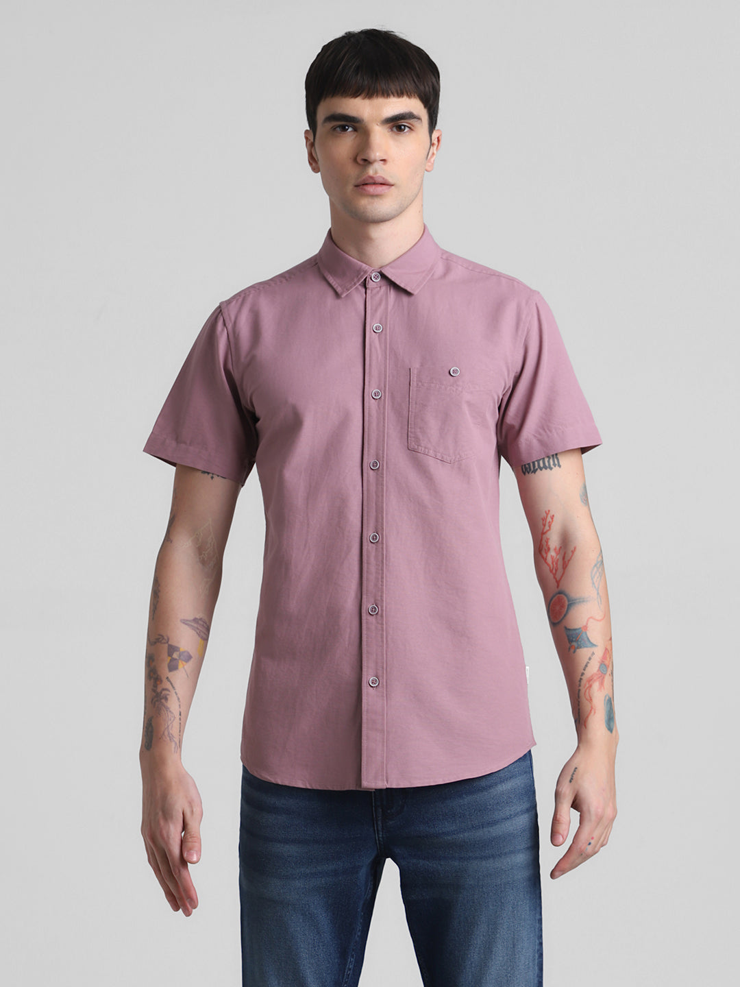 Mauve Short Sleeve Shirt
