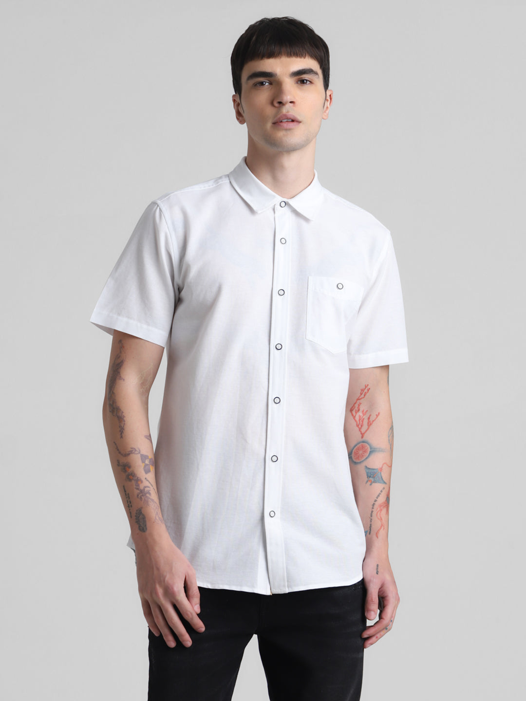 White Short Sleeve Shirt