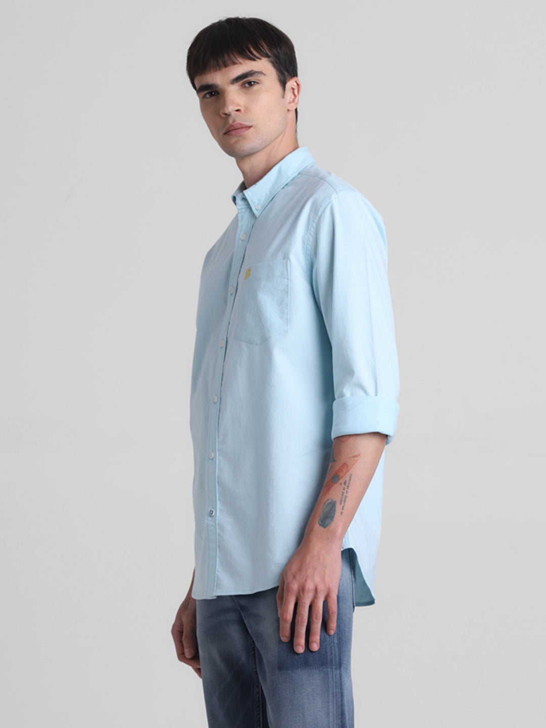 Sky Blue Button-Down Shirt