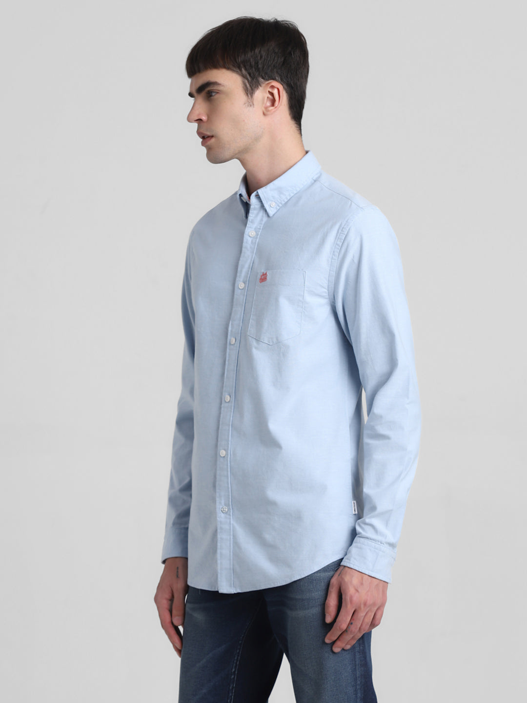 Blue Button-Down Shirt
