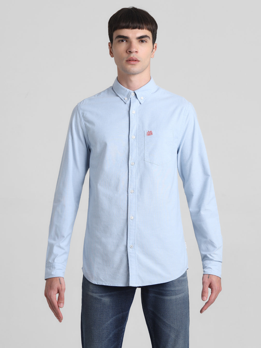 Blue Button-Down Shirt