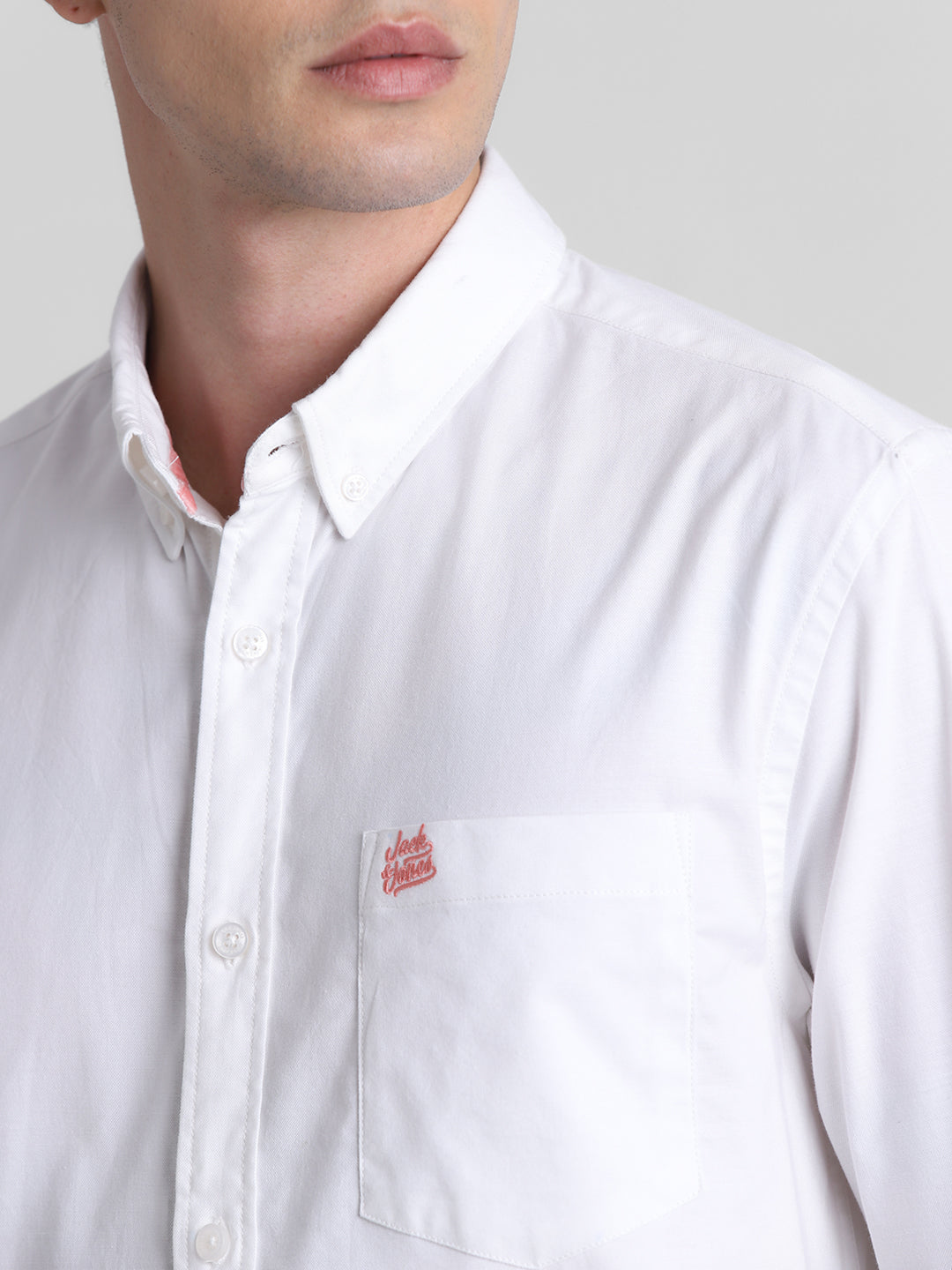 White Button-Down Shirt
