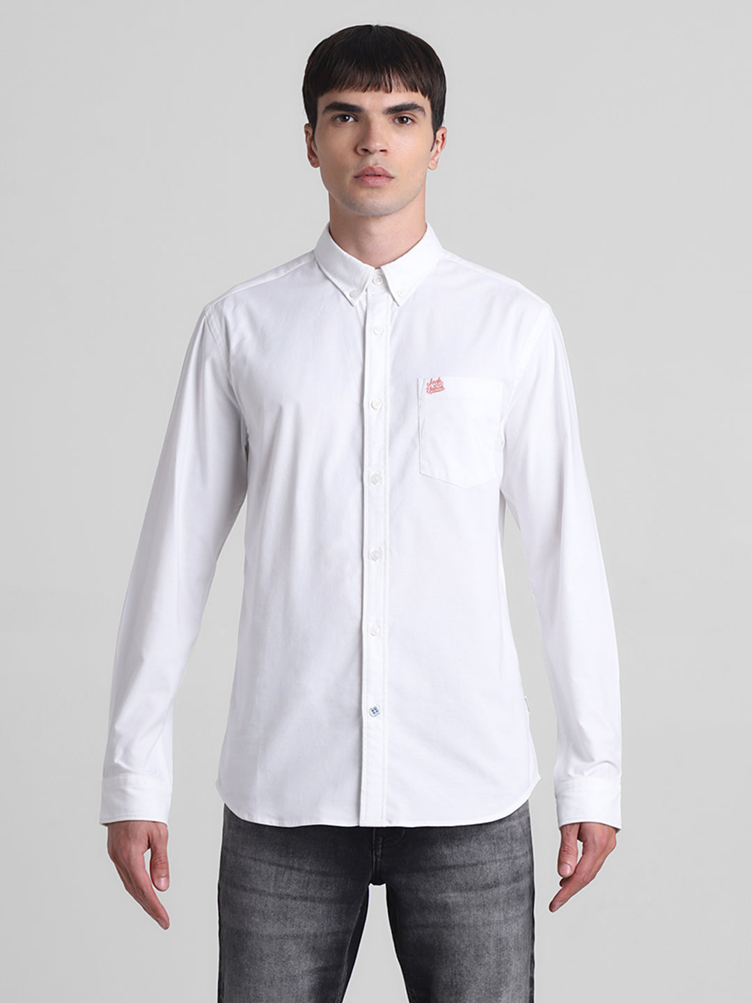 White Button-Down Shirt